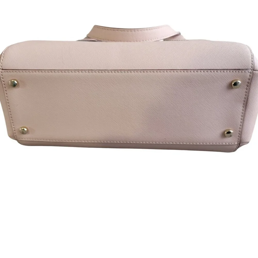 Kate Spade Pink/Blush Leather Handbag Tote Style